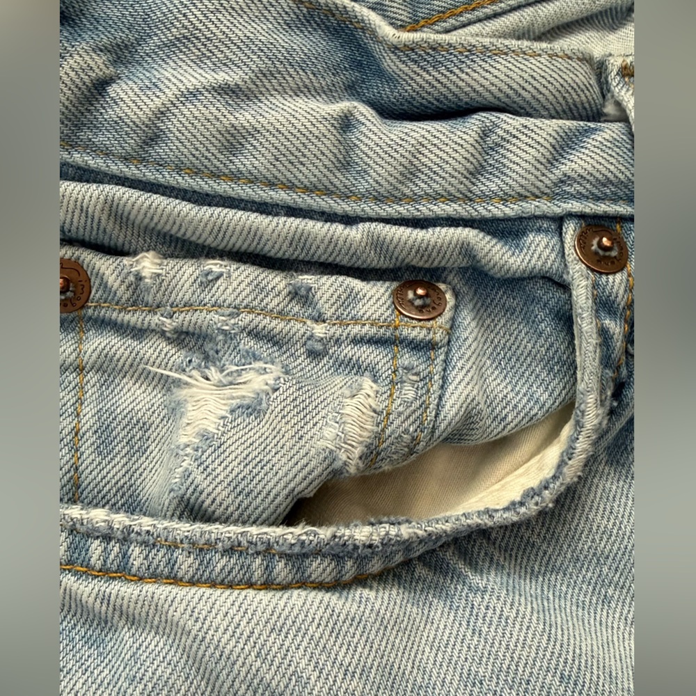 Imogene + Willie Ada Light Wash High Rise Straight Leg Jeans sz 24 - Picture 11 of 15
